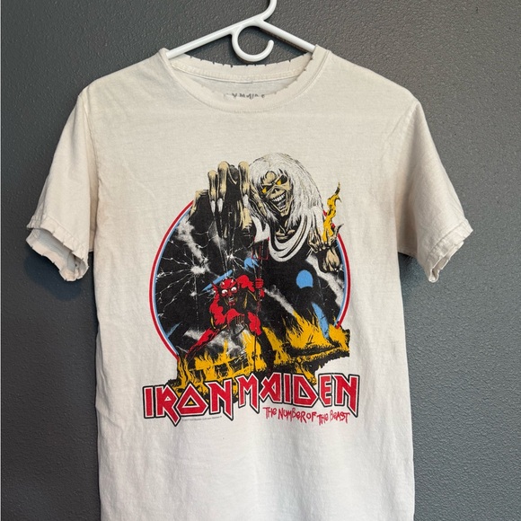 Iron Maiden Graphic Tee - White - Picture 1 of 2